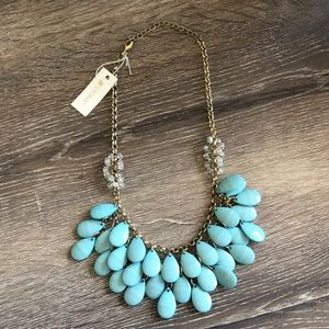 Stony Statement Bib necklace